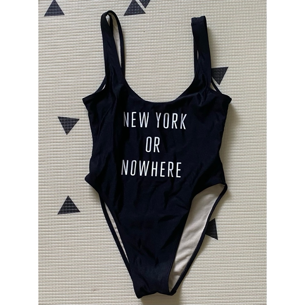 New York or Nowhere Swimsuit Black Knowlita S/M